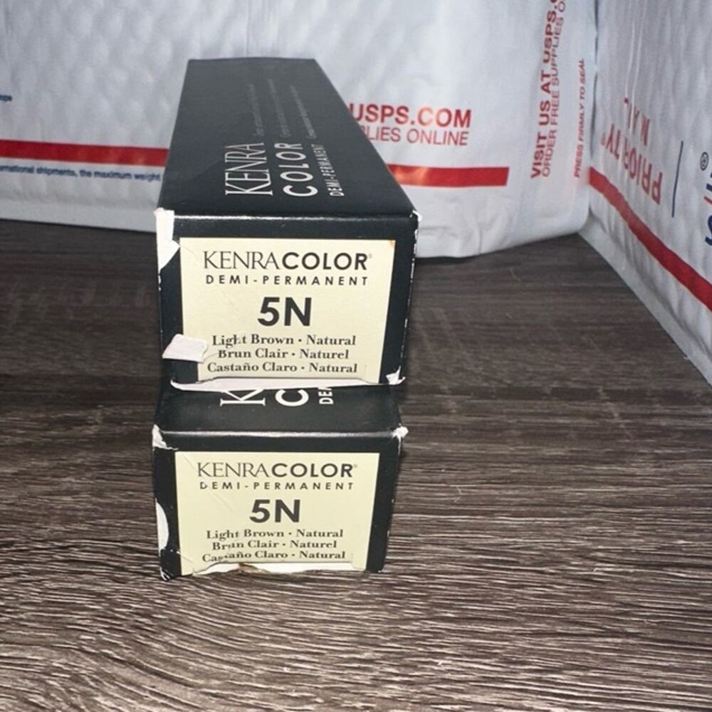 Kenra Color Demi-Permanent Hair Color 5N Light Brown Natural‎ 2oz Set of 2